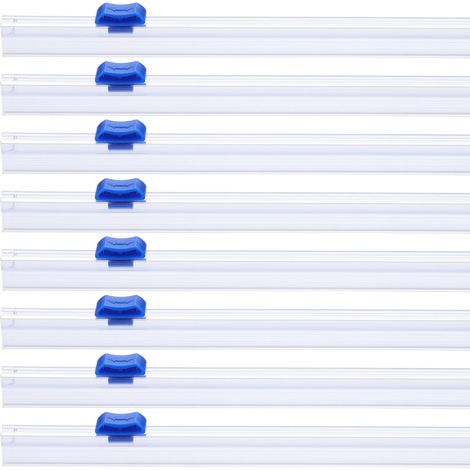8pcs 13in pour Distributeur De Papier Aluminium Papier Ciré Bleu (1/5)