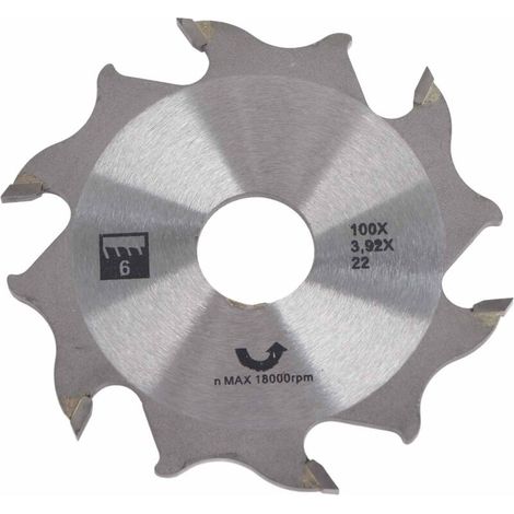 Lame de fraise à rainurer 100mm en carbure pour bois, remplacement pour outils de menuiserie (1/5)