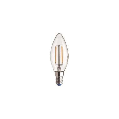 LAMPADA FILO LED OLIVA STICK E14- - 4.5w - 4000  °K naturale - 470 lm - 35x97h - 5 blister AIRAM