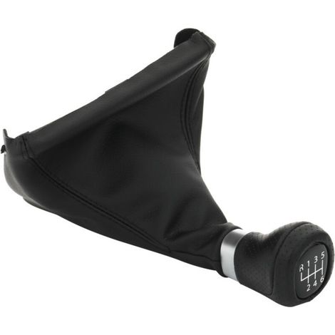 Cache-poussière pour pommeau de levier de vitesses BMW E90, pommeau de levier de vitesses noir 5/6, logo noir incliné, 5ème vitesse, monobloc, logo incliné, 5ème vitesse, cache-poussière E90 pour pomm