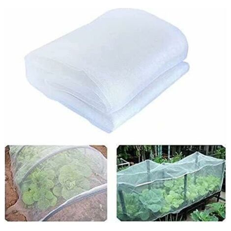 Anti-insect net, 2.5 x 6 m Anti-insect protection net, Anti-insect vegetable garden net, Fine mesh anti-insect mesh, Nets for garden, Anti-insect net for vegetables (1/4)