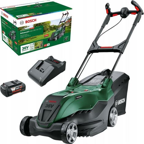 Bosch Gartengeräte - 36V Akku-Rasenmäher, Schnittbreite 44 cm, 1x Akku 6,0 Ah Li-Ion, Ladegerät 06008B9G03 (1/3)