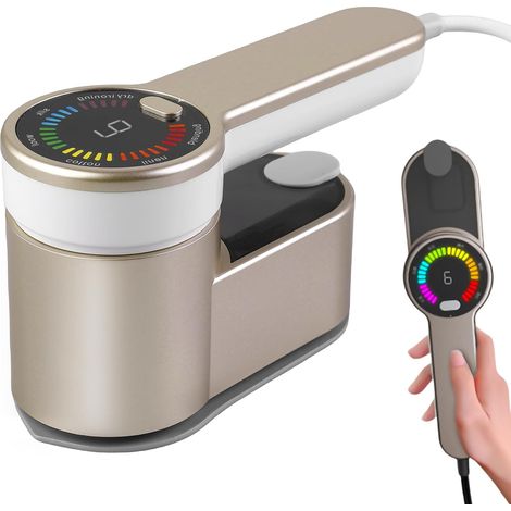 Voyage Vapeur Steamer, Vapeur à Vêtement De1200 W, Defroisseur Vapeur Avec Réservoir D'eau De 120 Ml, Mini Fer à Repasser, 5 Niveaux De Vapeur, Fer à Repasser De Voyage Pour Les Famille Et Les Voyages (1/5)