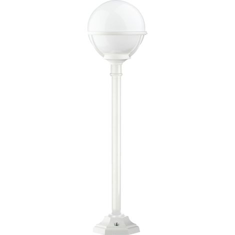 Baliza clásica CLIC-CLAC GLOBO IP43 E27 42W 1060mm Blanco