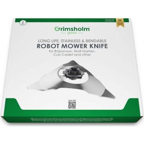 herramienta de jardín motorizada Robomow replacement knife acero inoxidable 20 cm