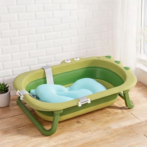 Baignoire bébé pliable 0-3 ans 80 cm siège réglable en pP tpe (1/4)