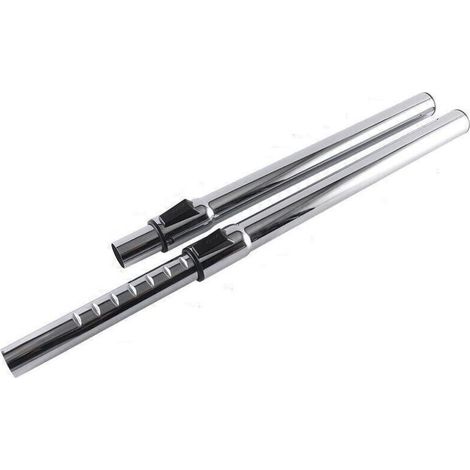 Raccord de rallonge en acier inoxydable haute performance pour aspirateurs et tuyau de remplacement compatible, calibre 32, rétractable, longueur totale 470 mm