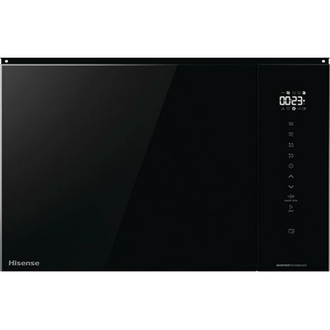 Hisense BIM325GI63DBG - Horno Microondas Integrable 25 Litros Con Grill Negro