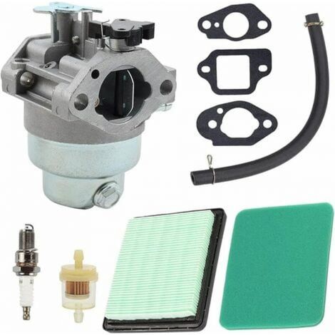 Kit de carburateur 160 Honda (carburateur, Joints, Filtre à air, Conduite de Carburant) pour Moteurs GCV160A GCV160LA GCV160LE HRB216 HRR216 HRS216 HRT216 HRZ216 Tondeuse à Gazon