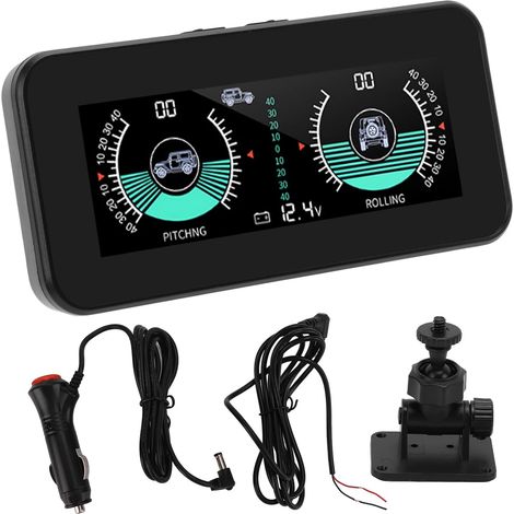 Inclinomètre, Hud avec Clinomètre Haute sensibilité Haute Résolution pour Voiture (1/4)