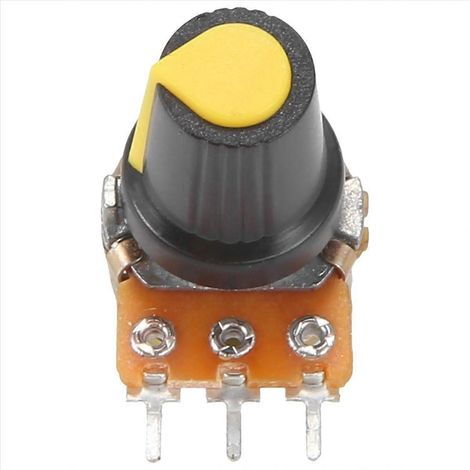 Potentiomètre rotatif linéaire à 5 composants, 100 kΩ, 3 bornes (1/5)