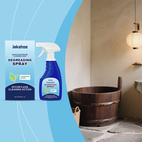 Bathroom cleaning spray for shower stalls, countertops, and walls - a household renovation and maintenance agent - 237ml (1/5)
