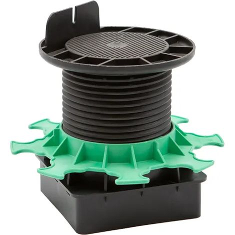 Jouplast – Plot réglable pour terrasse 20 à 90 mm – Pour pose sur lambourdes – Résistant aux intempéries et charges élevées – Conditionnement à l'unité