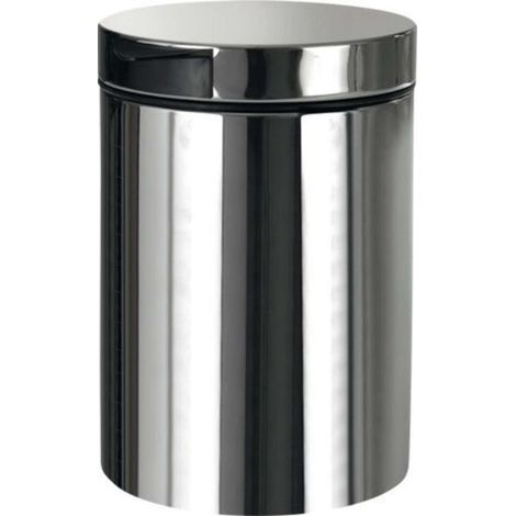 Sapho Settore alberghiero - Pattumiera 3 l, acciaio inox lucido XP018