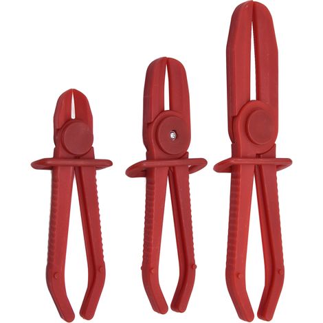 Lot de 3 pinces écraseur tuyau nylon pour durite carburant frein atelier usine (1/5)