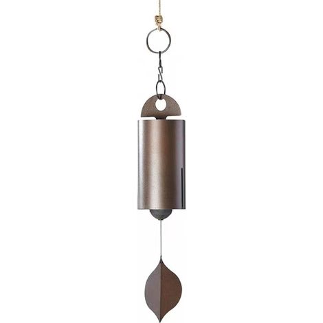 Carillon éolien statique à résonance profonde, carillon éolien en métal pour cour ou jardin, carillon éolien vintage en métal avec pendentif. (1/5)
