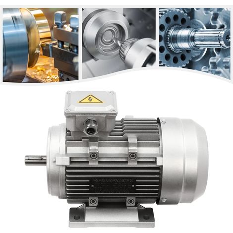 Drehstrommotor 1,5 Kilowatt, 380 Volt 1405 Umdrehungen pro Minute 19 Millimeter Wellendurchmesser 90-Sekunden-Dauerbetrieb S1-Dauerbetrieb Schutzart IP55