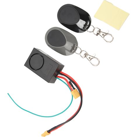 Système d'alarme antivol 115 dB avec 2 télécommandes pour trottinettes électriques, interface XT30 pour trottinettes M365 (1/5)