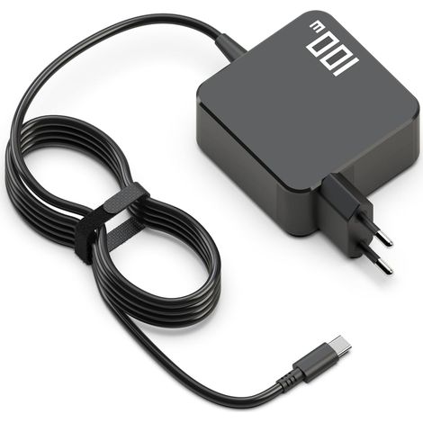 Chargeur 100W USB C Ordinateur Portable Compatible avec Univerasl Notebook (1/5)