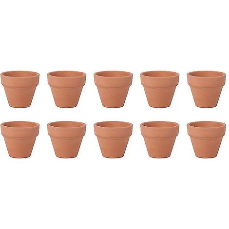 10 pots de fleurs en céramique (1/3)