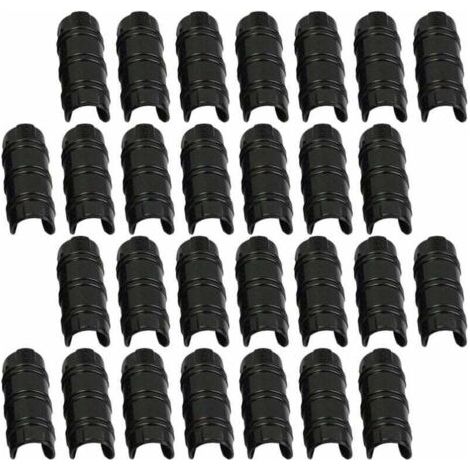 30 clip da 32 mm per serra, morsetti a tubo per fissare coperture, pellicole e piante nelle serre da giardino.