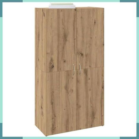 879637 Cabinet de Bureau avec étagère Bois ancien 60 x 32 x 115 cm (1/5)