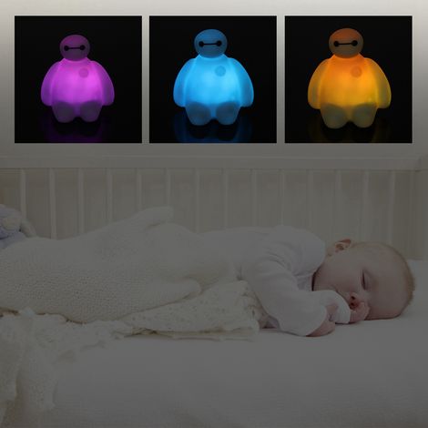 Veilleuse LED Baymax romantique à sept couleurs, dégradé de couleurs (1/5)
