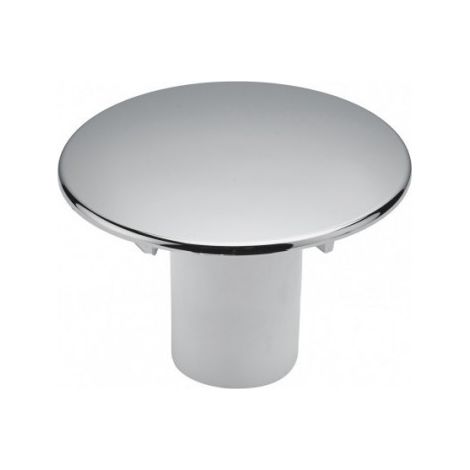 Valentin – Bonde de douche 90 mm – Capot plastique chromé avec tube garde d'eau – Sortie horizontale ou verticale – Facile à poser