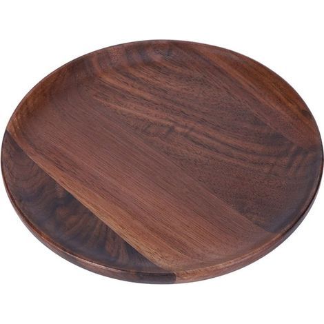 1 Obsttablett aus Holz, elegante Servierplatte, vielseitiges Küchenaccessoire für Tisch und Buffet (1/5)