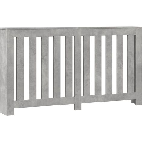 vidaXL Copertura Termosifone Grigio Cemento 149x20x82cm in
