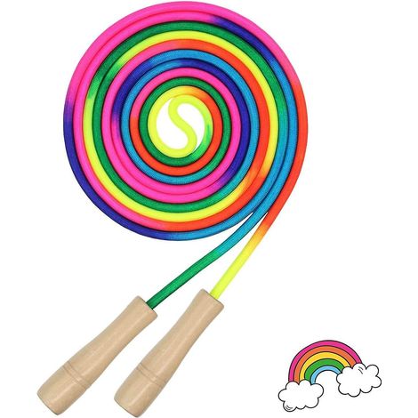 corde Sauter Enfant Saut La Corde Corde Sauter Avec Poigne En Bois Corde Sauter Sport Rglable Corde A Sauter Pour Garon Fille Enfants Rglables (1/5)