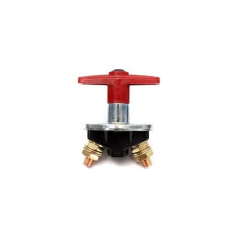Interruttore di disconnessione batteria a chiave fissa 200 A, interruttore automatico, interruttore elettrico per impieghi gravosi 12 V/24 V, TRIMEC - Crezuo