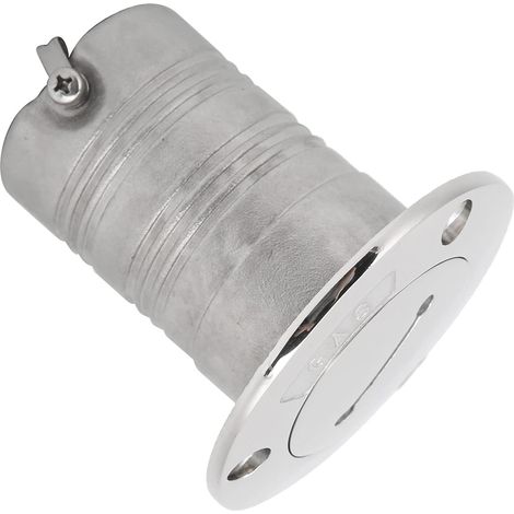 Entonnoir de Pont en Acier Inoxydable, Finition Miroir, Antirouille pour Bateaux, Yachts, 1 X clé D'ouverture (50MM) (1/4)
