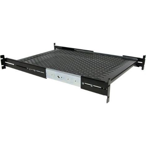 StarTech.com Estante Bandeja Deslizante Perforada Telescópica para Armario Rack de Profundidad Ajustable - 2U 22.7kg (1/5)