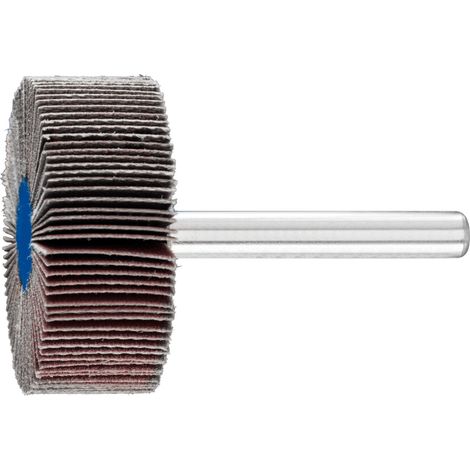 PFERD TOOLS Korund Fächerschleifer F Ø 40x15 mm Schaft-Ø 6 mm A320 für Feinschliff und Finish 10 Stk (1/4)