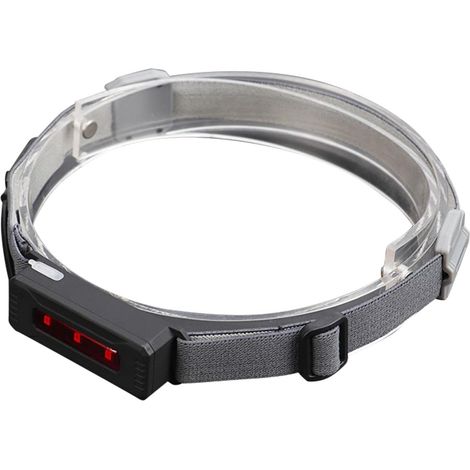Lampe frontale rechargeable LED lumineuse avec bandeau réglable, étanche 3 modes – Idéale camping, course, vélo, pêche–DELKEVIC