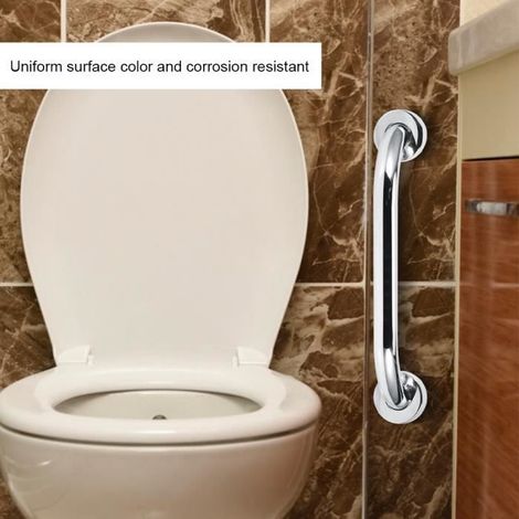 33 cm langer Haltegriff aus Edelstahl für die Badewanne mit rutschfestem Griff für Kinder und Senioren - LON 9 (1/4)