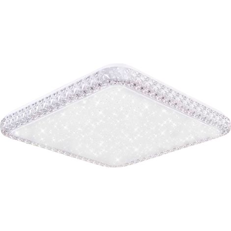 Plafoniera LED Da Soffitto Quadrata 65W Luce Fredda Effetto Cielo Stellato 806