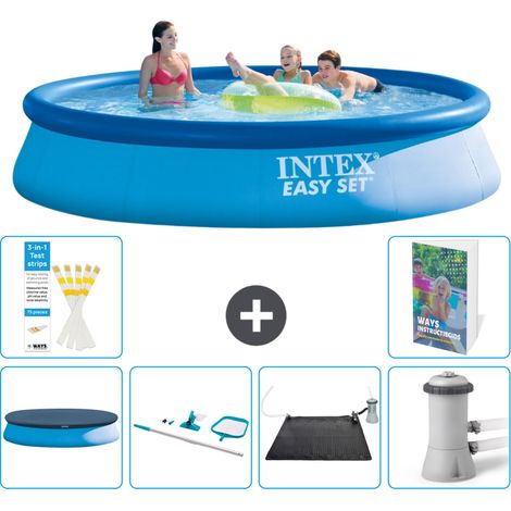 Intex Piscina Easy Set Rotonda - 396x84 cm - 7-pezzi  S67