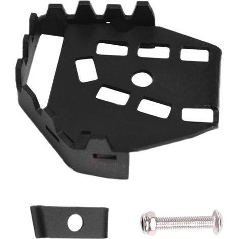 1 Set. Farbe: Schwarz. Material: Metall. Motorrad-Bremspedalverlängerung.