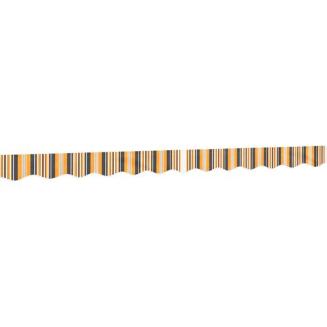 vidaXL Replacement Fabric for Awning Valance Yellow and Grey Stripe 3 m
