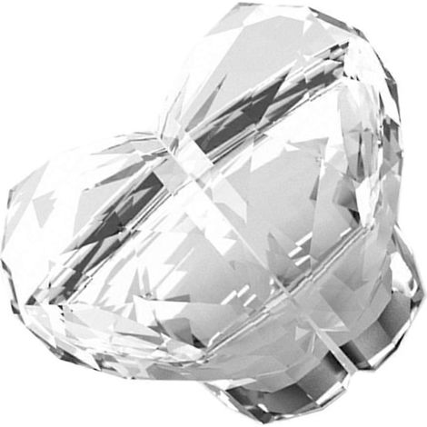 1 paire de boutons de chasse d'eau en forme de cœur pour réservoir de toilettes - Aide à la pression sur les boutons de toilettes (1/5)