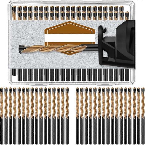 50 forets à plaques de plâtre, forets de pré-perçage, outils --- (1/5)
