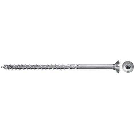Fischer 50x Power-Fast II FPF II CTP 5 x 45 mm BC testa svasata con impronta TX20 filettatura parziale zincata blu passivata - 670679
