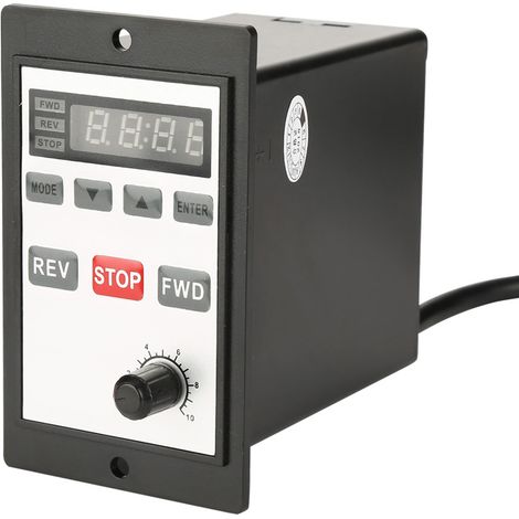 Contrôleur de vitesse numérique AC 220V 6-200W, unité de contrôle de vitesse de moteur 0-100% (15W, une rangée, 6 broches)