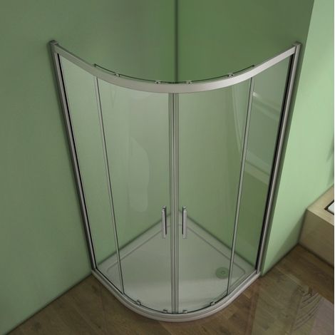 Viertelkreis Duschkabine Duschabtrennung 80x80x185cm (1/5)