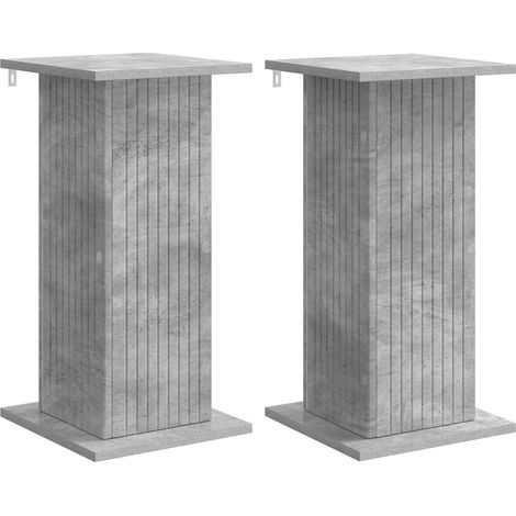 Maison Exclusive - Pflanzenständer 2 pcs Betongrau 30,5 x 30 x 60