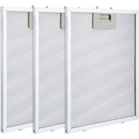 – Filtre pour hotte aspirante 3 pièces 320 x 260mm – Filtration 5 couches – Compatible AEG, Whirlpool et autres marques (1/5)