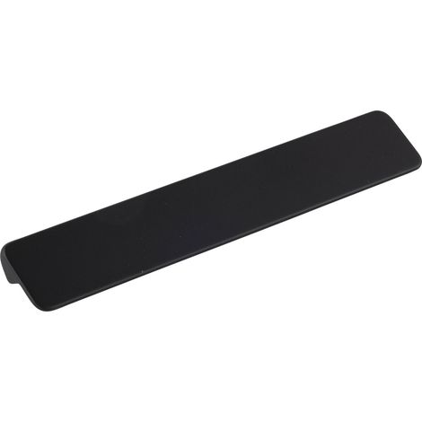 Pamar Griff Maches, Möbelgriff Schrankgriff Türgriff, robustes Design, Zinkdruckguss schwarz matt, Breite 170 mm, Lochabstand 32/64/96/128/160 mm