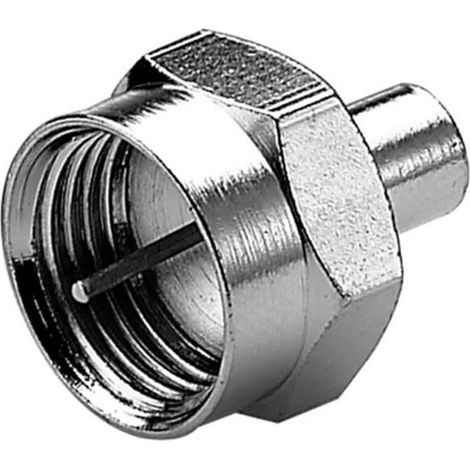 Conector F Triax 153054 impedancia 75 Ω pack 5 piezas